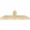Ekena Millwork Portland Rough Sawn Timber Gable Bracket, Douglas Fir, 48"W x 18"H x 4"D x 6"F, 9/12 Pitch GBW048X18X0406POR00RDF - alternate 2